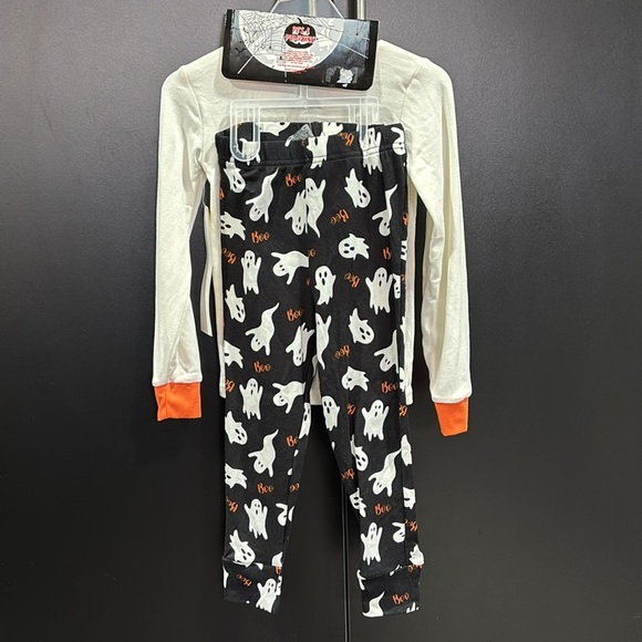 PJ’s & Pumpkins 2 pc. Pajamas,Ghost Fabulous Boo logo top,elastic waist leggings - Picture 3 of 3